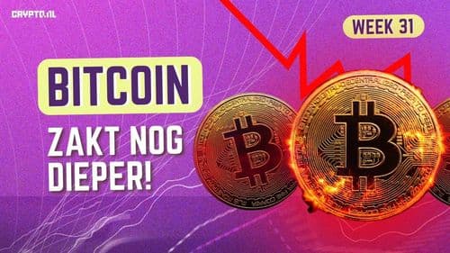 Paniek op de markt! Zakt BITCOIN nóg dieper?! | Crypto Weekly week 31 (2025)