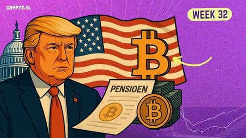 Trump zet pensioenfondsen open voor crypto | Crypto Weekly – week X (2025)