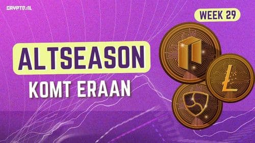 Alt season komt eraan! π | Crypto Weekly β week 29 (2025)